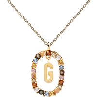 Collar PDPaola Mujer NEW LETTERS in Plata CO01-266-U - CO01-266-U